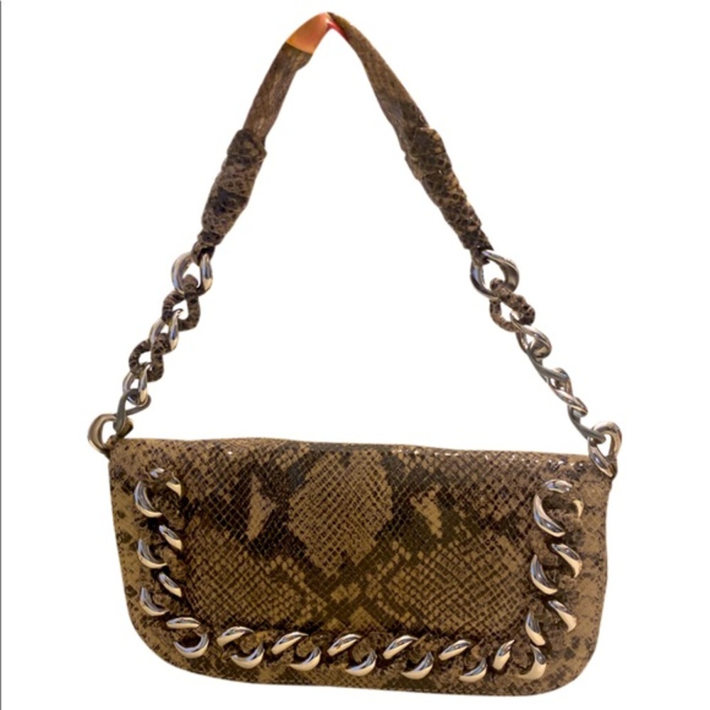 Excellent condition Michael Kors lizard print leather shoulder bag